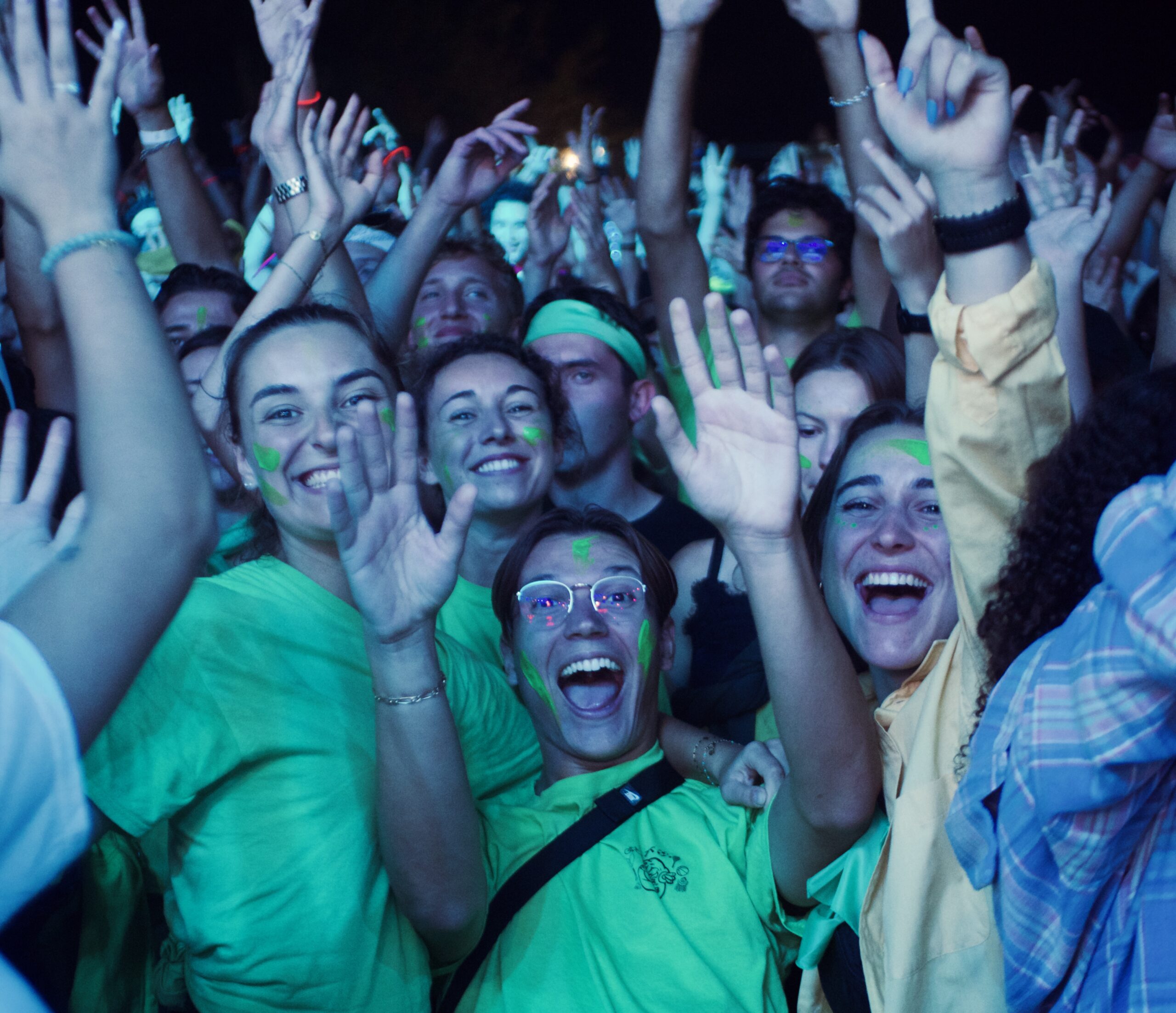 Étudiants souriants